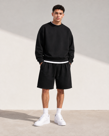 Cotton Blend Sports Casual Pants