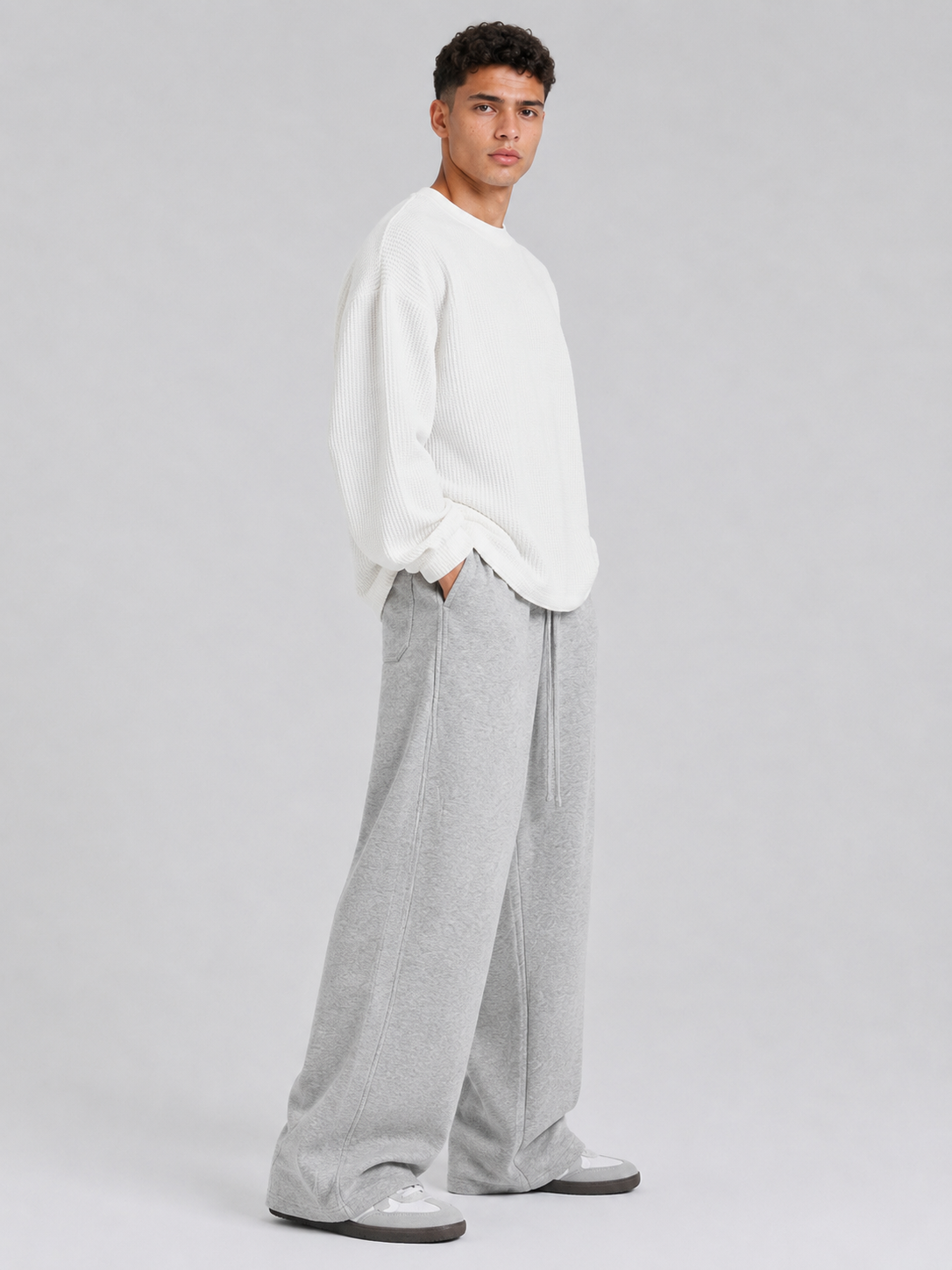 Plus Size Cotton Casual Pants