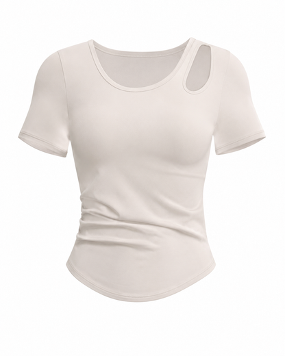Juyitang Women’s Moisture-Wicking Crop T-Shirt
