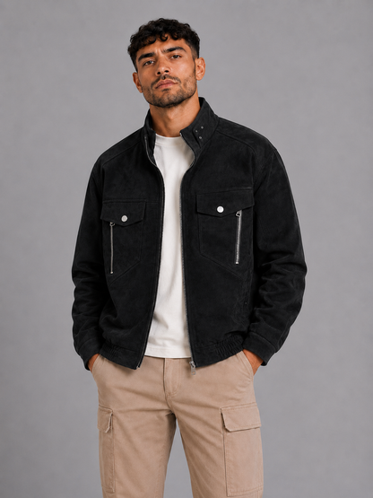 Korean Style Stand Collar Jacket