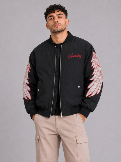 Stand Collar Zip-Up Jacket
