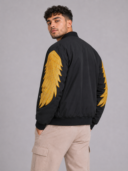 Stand Collar Zip-Up Jacket