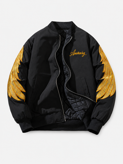 Stand Collar Zip-Up Jacket
