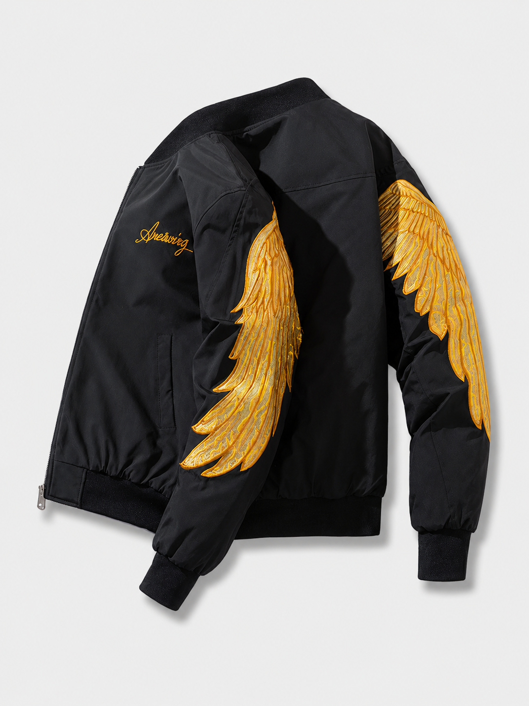 Stand Collar Zip-Up Jacket
