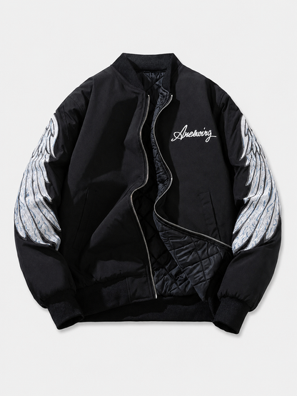 Stand Collar Zip-Up Jacket