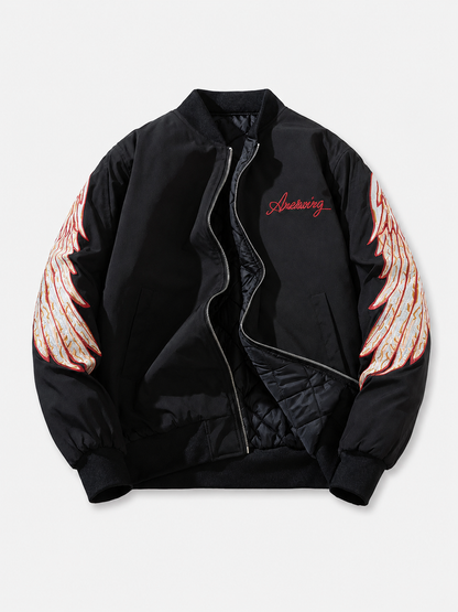 Stand Collar Zip-Up Jacket