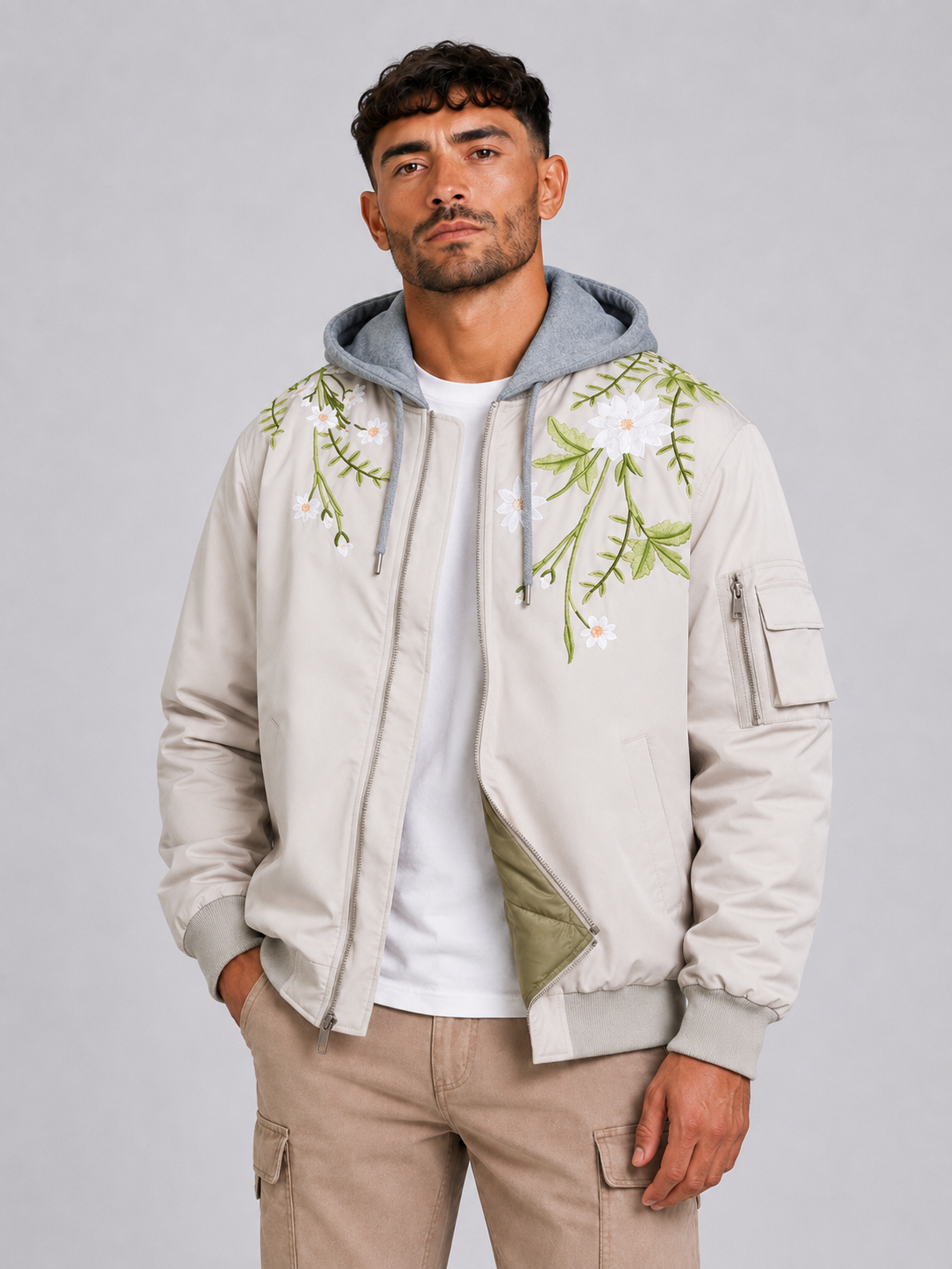 Korean Style Stand Collar Jacket