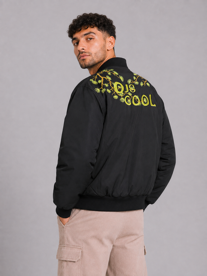 Embroidered Stand Collar Jacket