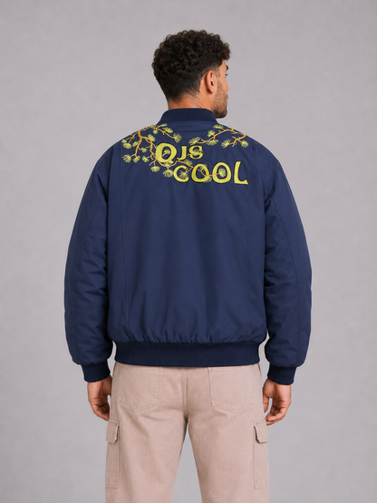 Embroidered Stand Collar Jacket
