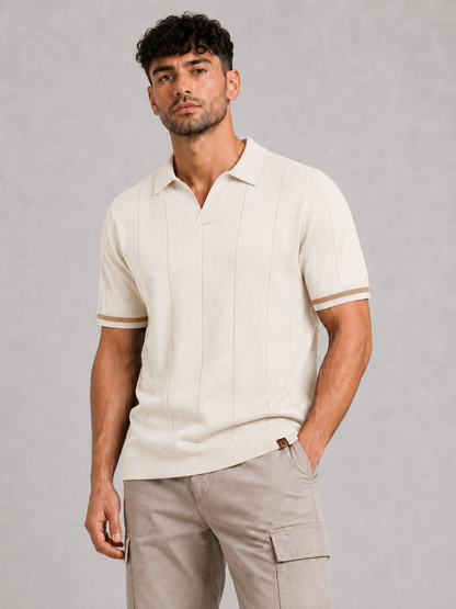 Short-Sleeve Viscose Blend Top