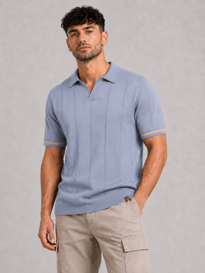 Short-Sleeve Viscose Blend Top