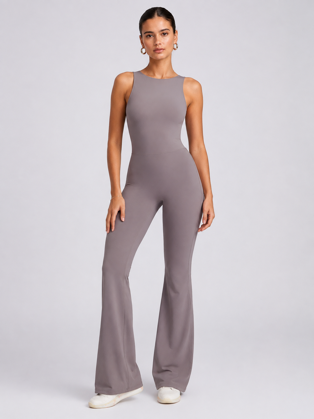 Women’s Flare-Leg Yoga Jumpsuit