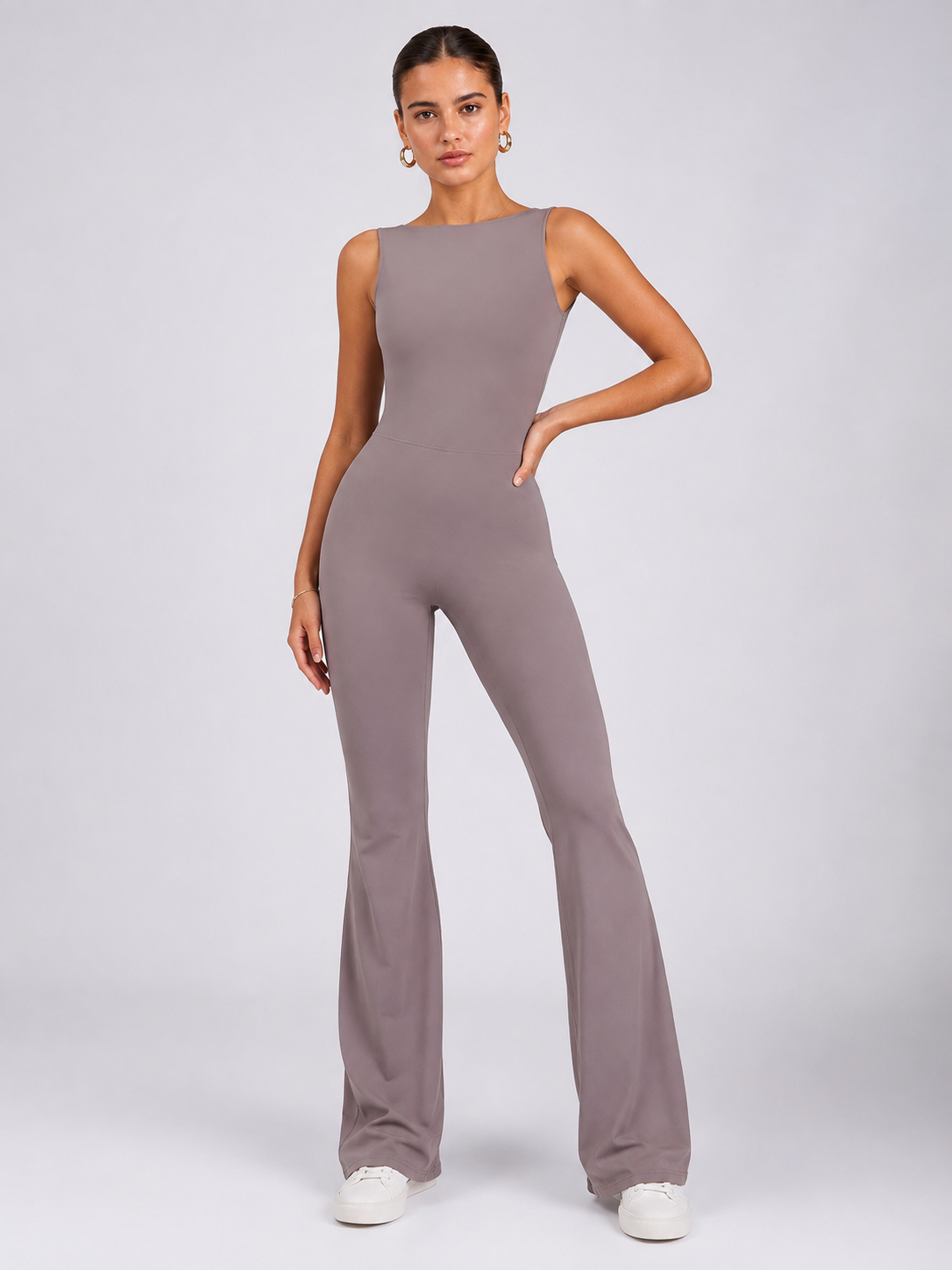 Women’s Flare-Leg Yoga Jumpsuit