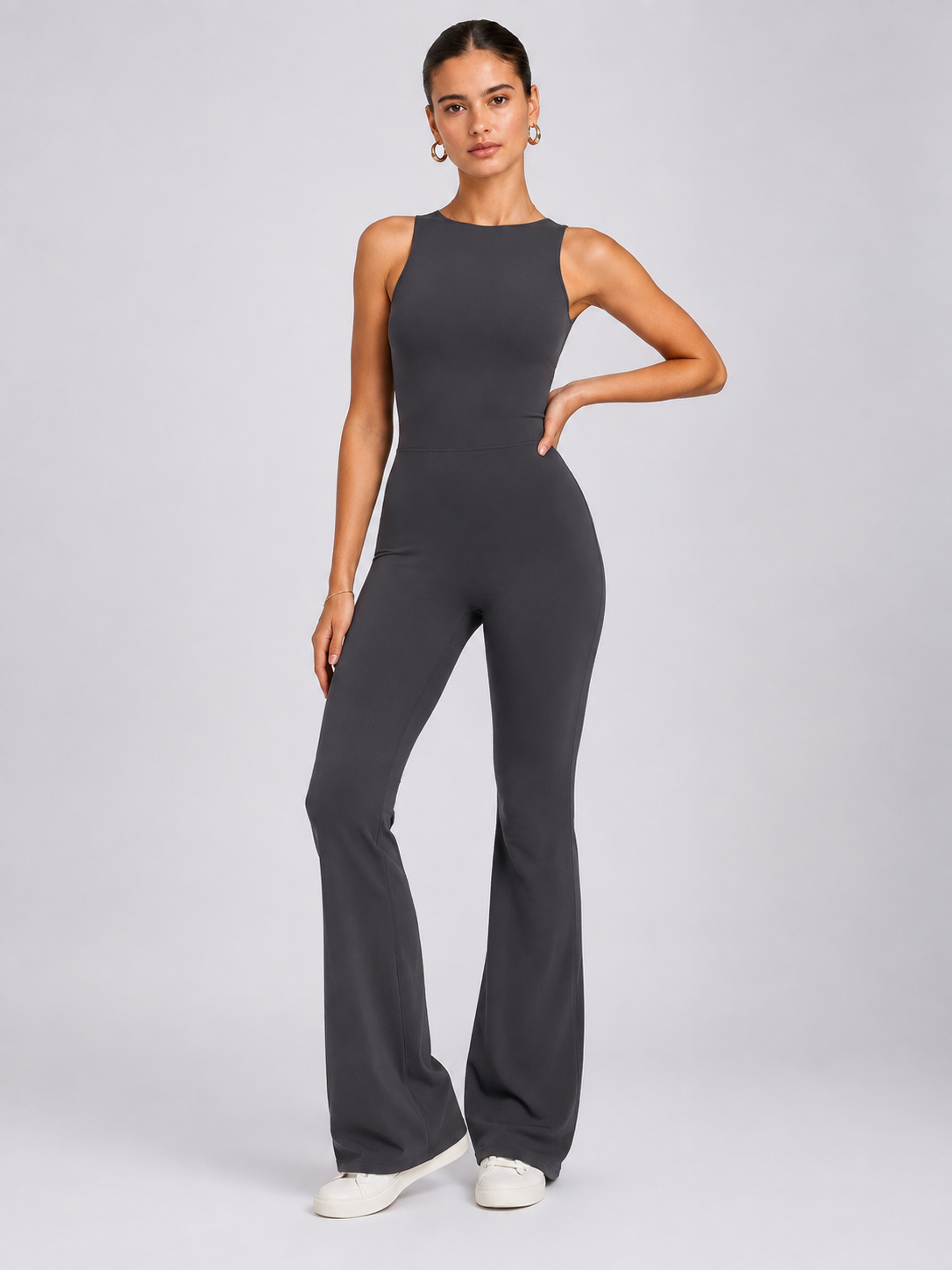 Women’s Flare-Leg Yoga Jumpsuit