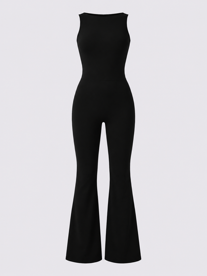 Women’s Flare-Leg Yoga Jumpsuit