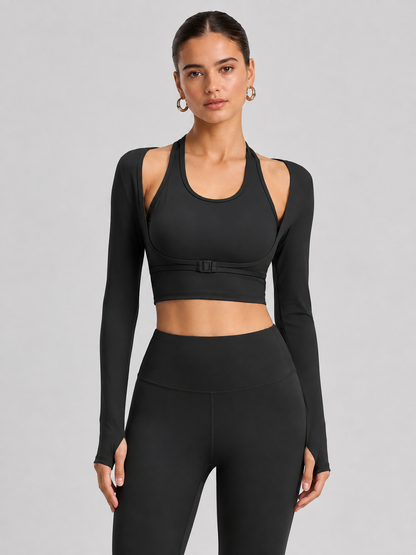 Women’s Long-Sleeve Layered Active Top
