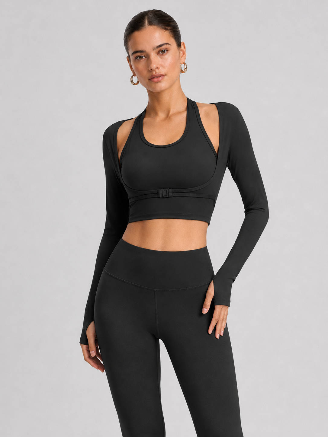 Women’s Long-Sleeve Layered Active Top