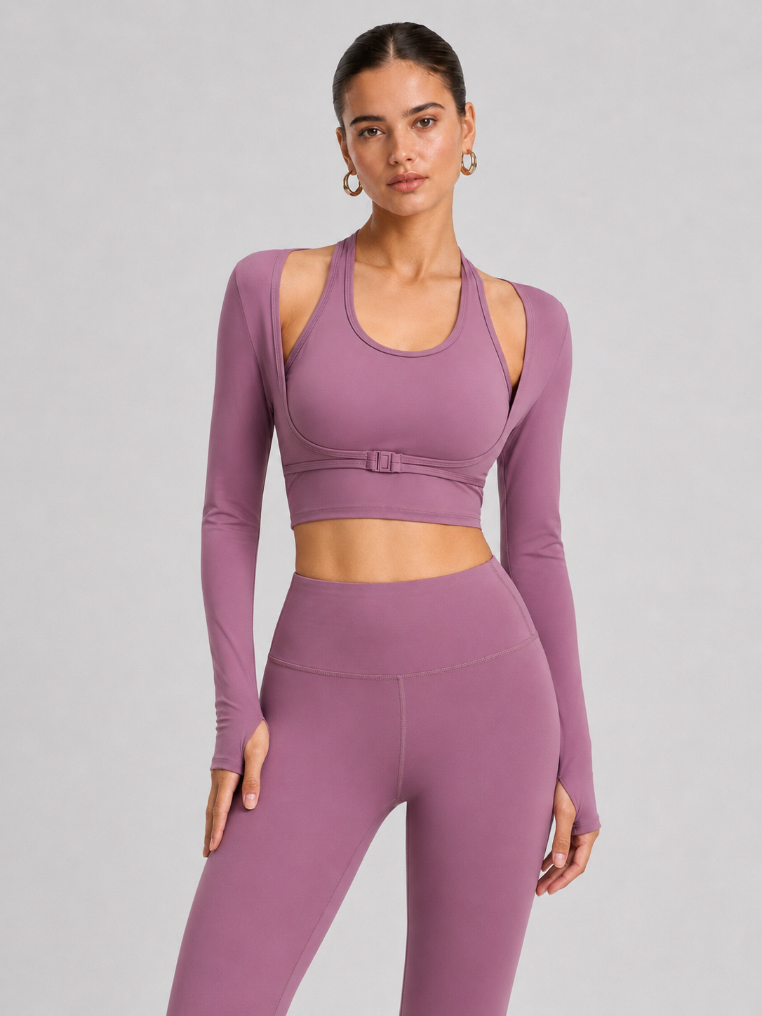 Women’s Long-Sleeve Layered Active Top