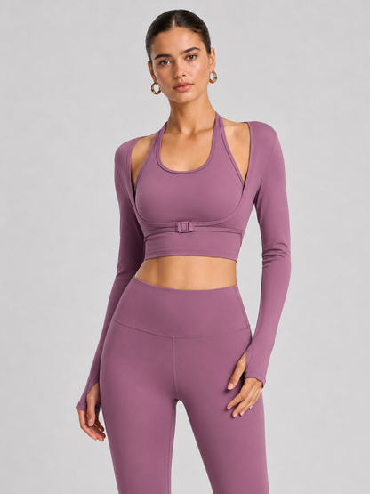 Women’s Long-Sleeve Layered Active Top
