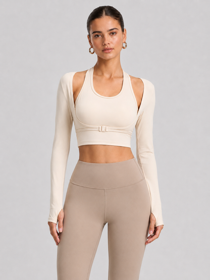 Women’s Long-Sleeve Layered Active Top