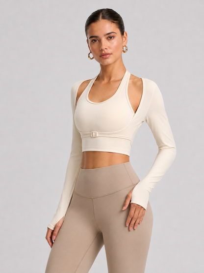Women’s Long-Sleeve Layered Active Top