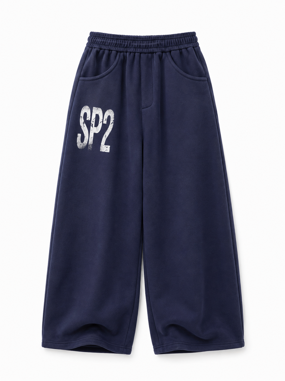 Printed Loose-Fit Cotton Street Pants