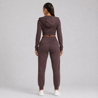 Women’s Cotton Blend Top & Pants Set