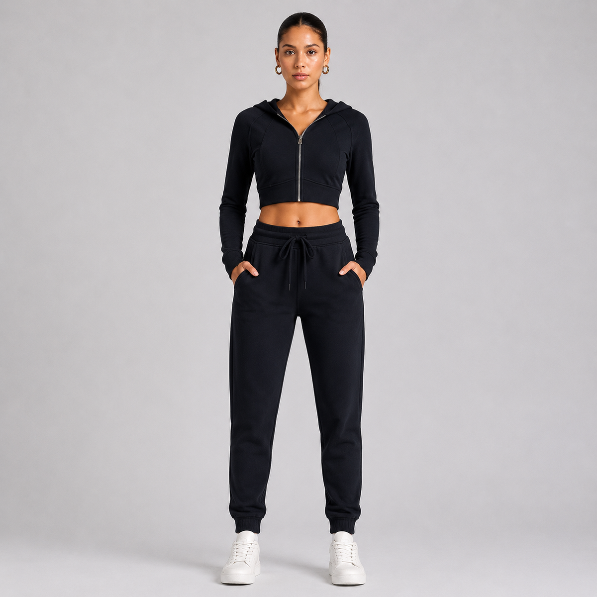 Women’s Cotton Blend Top & Pants Set