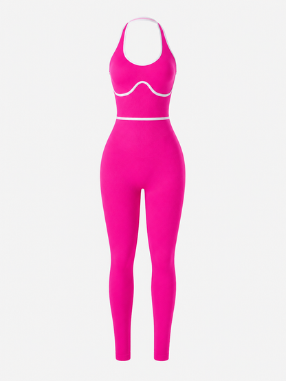Moisture-Wicking Fitness Jumpsuit