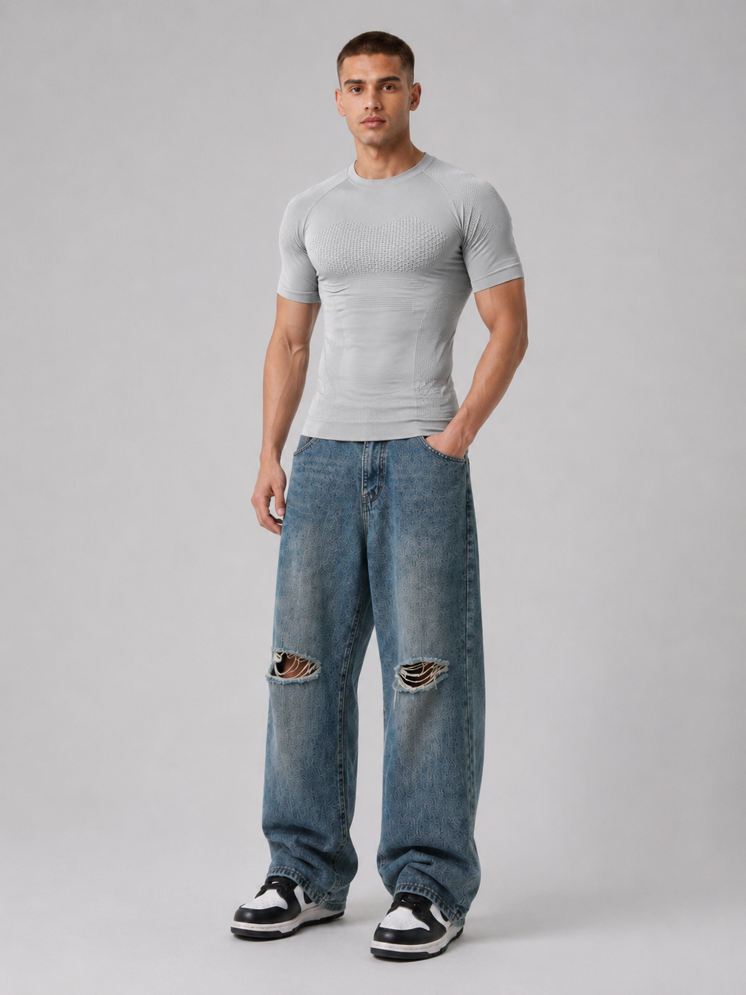 Quick-Dry Slim Fit Sports T-Shirt