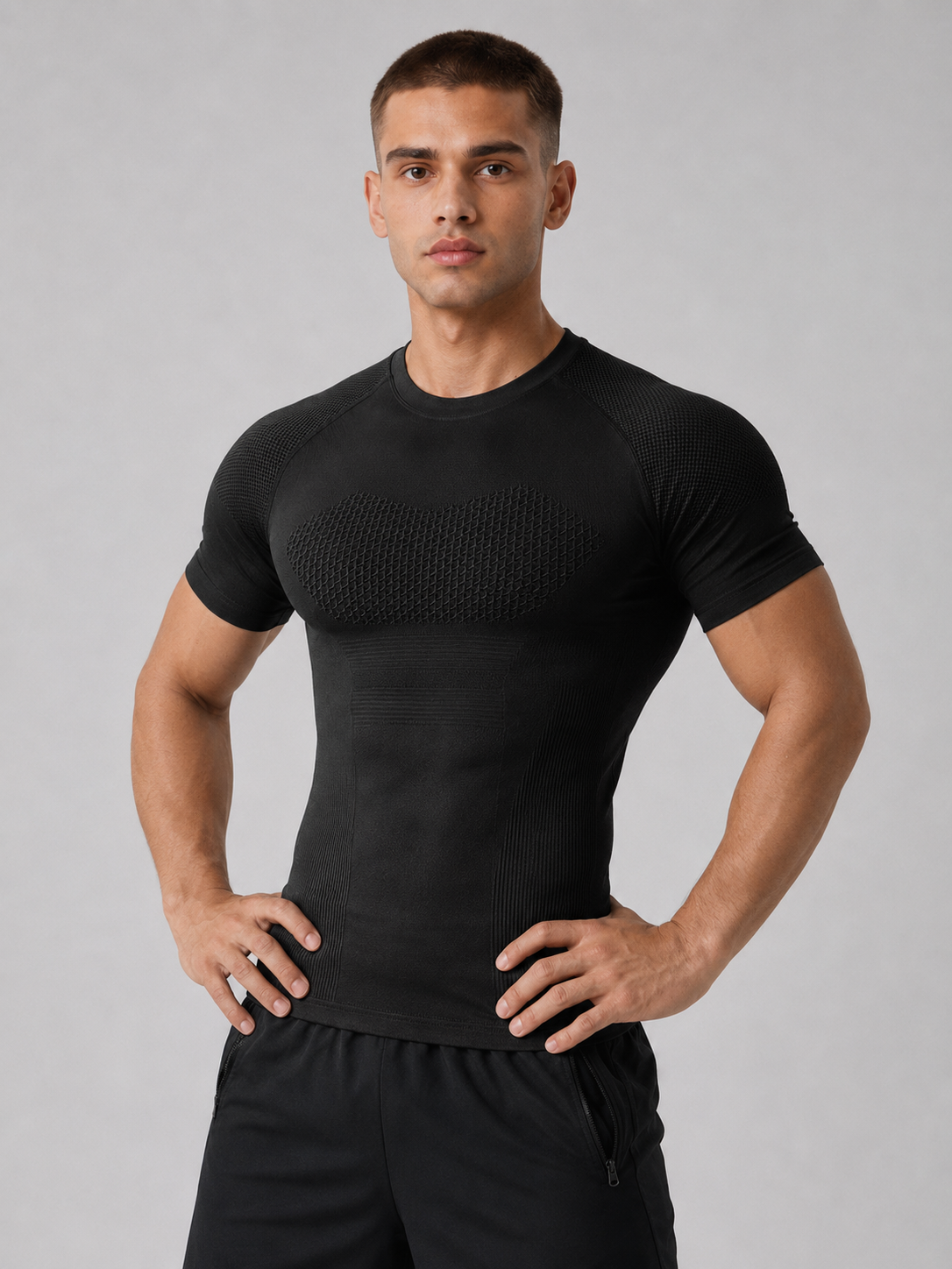 Quick-Dry Slim Fit Sports T-Shirt