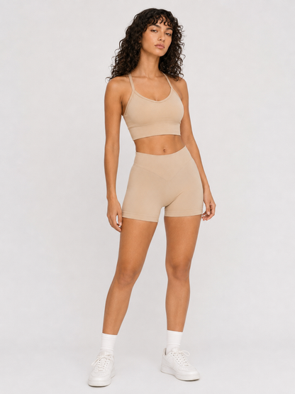 Women’s Sports Bra & Shorts Set