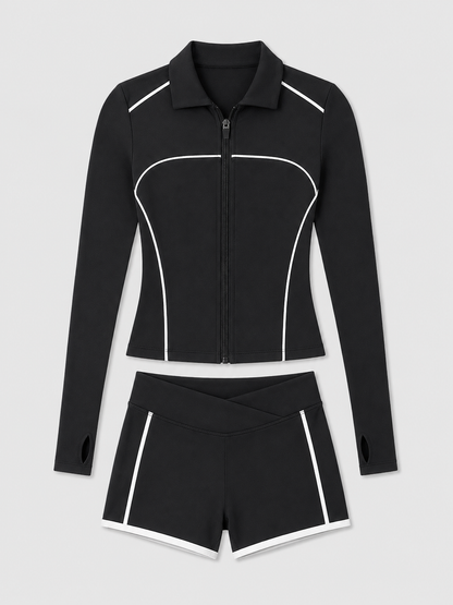 Women’s Quick-Dry Long-Sleeve Activewear Set