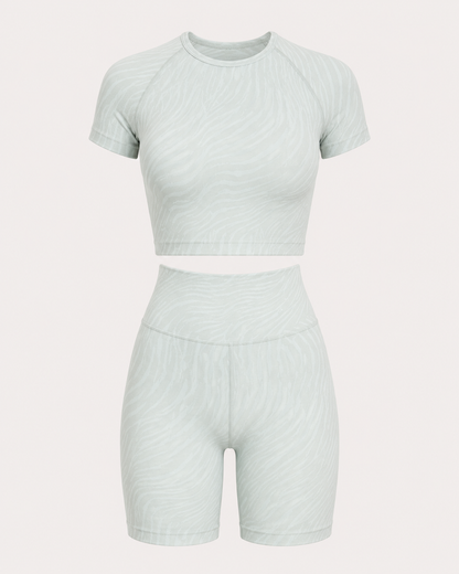 Women’s Quick-Dry Sports Top & Shorts Set