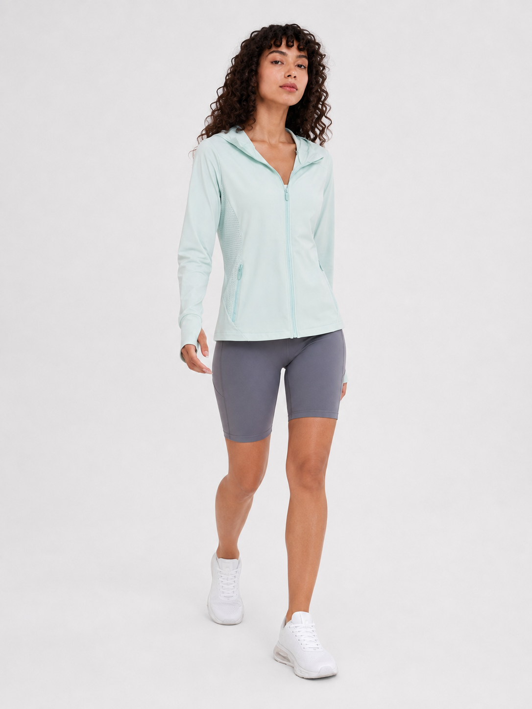 Women’s Long-Sleeve Activewear Coat