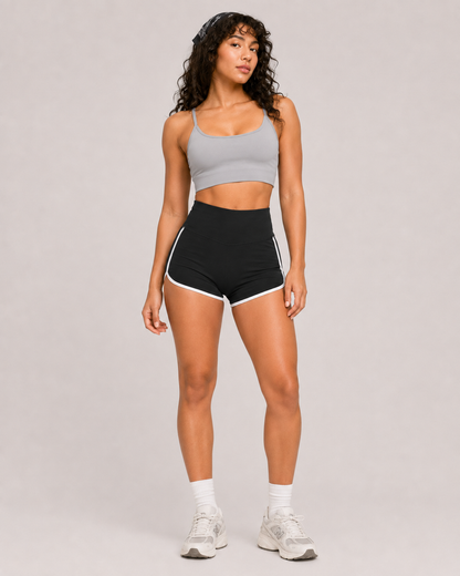 Women’s High-Waist Moisture-Wicking Sports Shorts