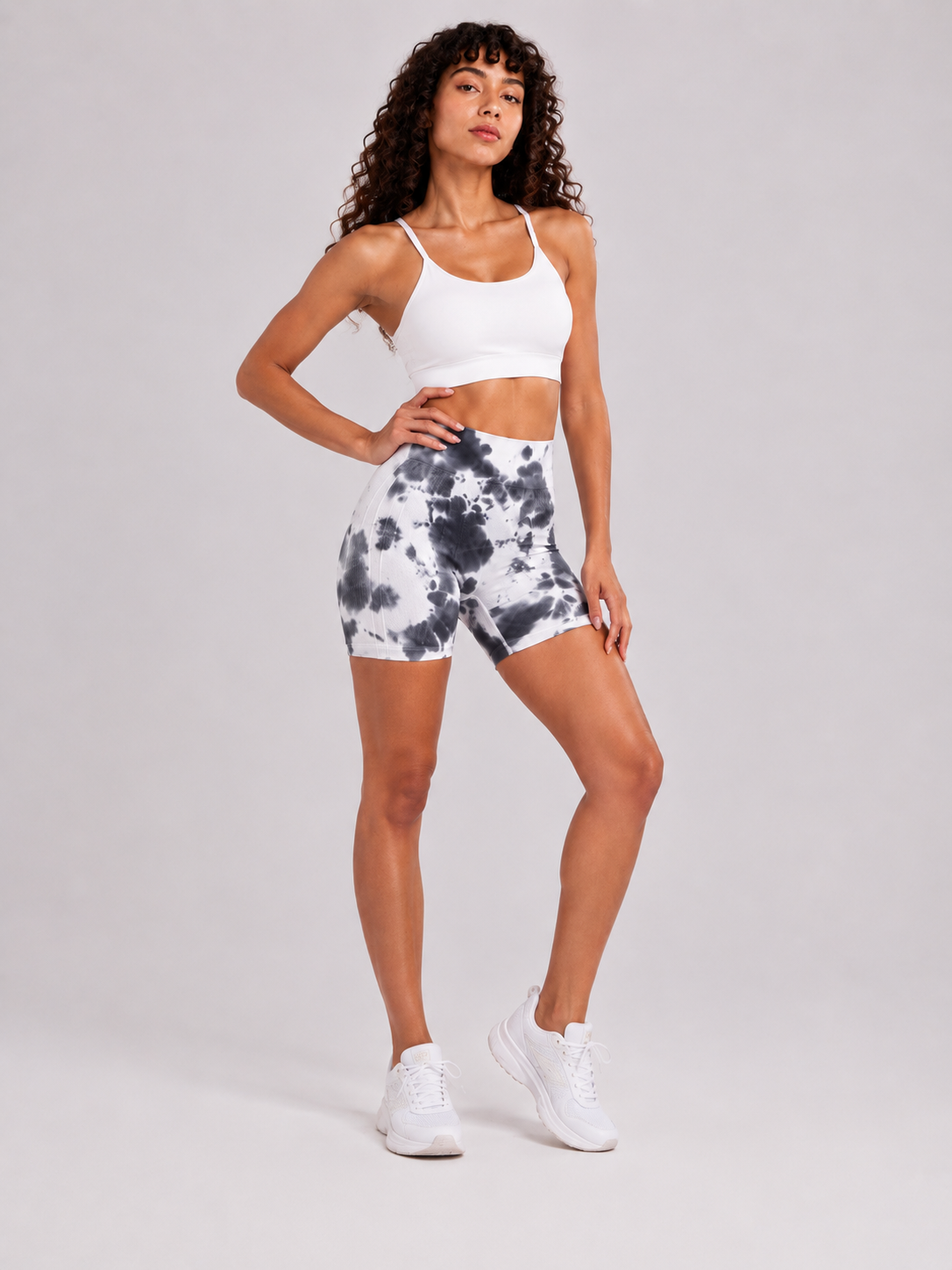 Women’s Drip-Dye Stretch Activewear Set