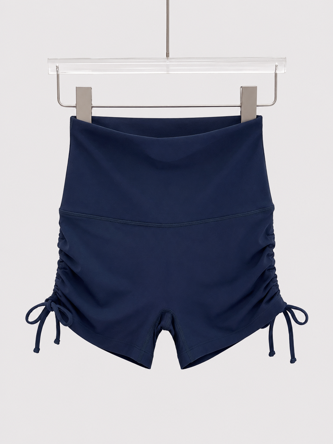 Women’s High-Waist Ruched Drawstring Shorts