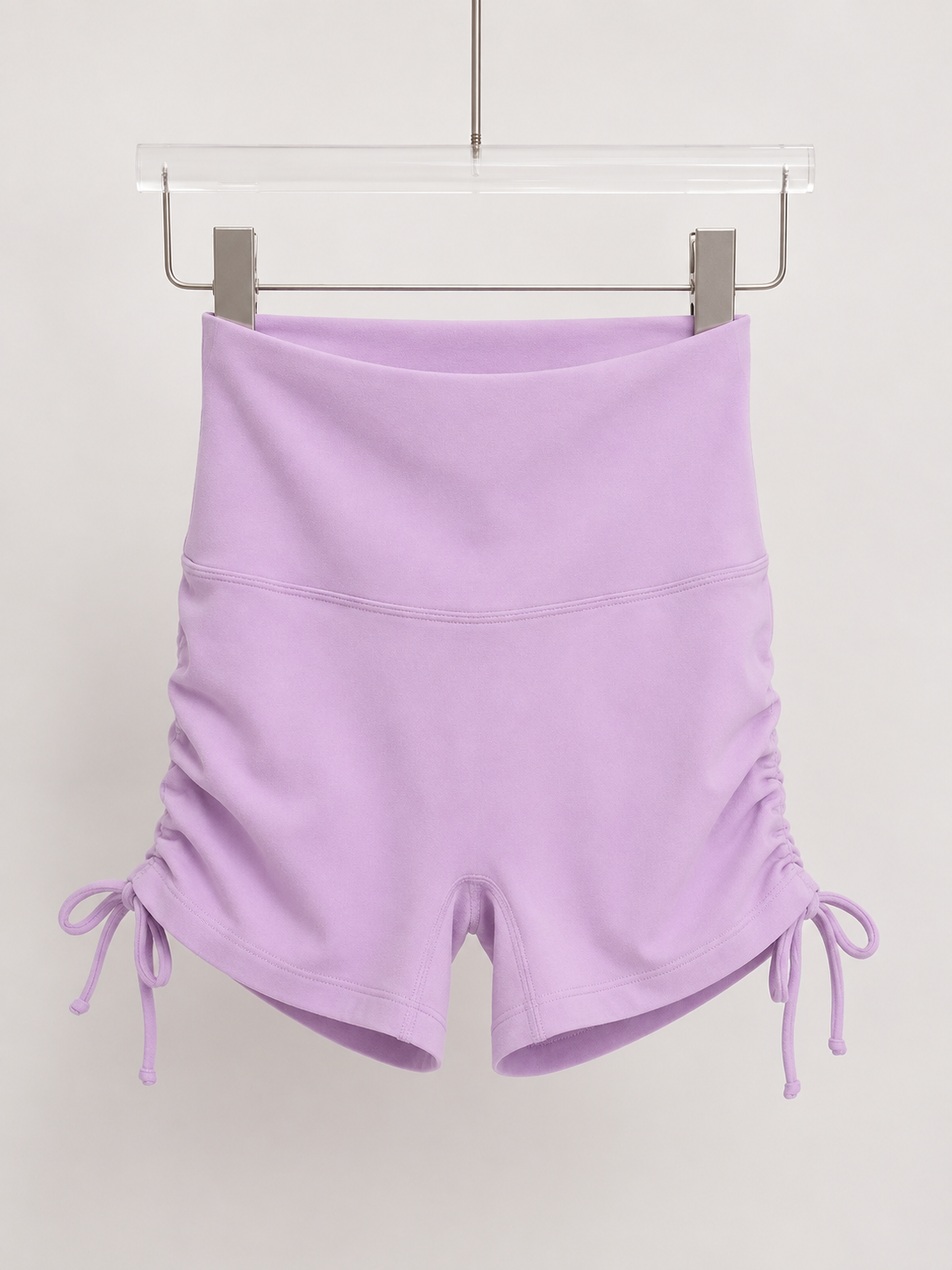 Women’s High-Waist Ruched Drawstring Shorts