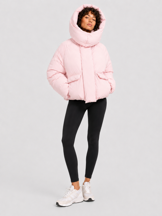 Women’s Cropped Hooded Puffer Jacket