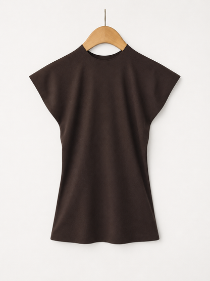 Slim Fit Roman Cotton Short Sleeve T-Shirt