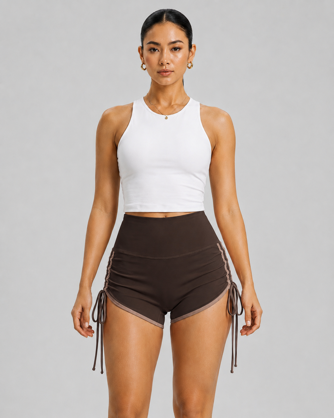 Women’s Moisture-Wicking Skinny Fit Active Shorts