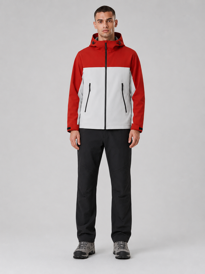 Hooded Waterproof Windproof Shell Jacket xx