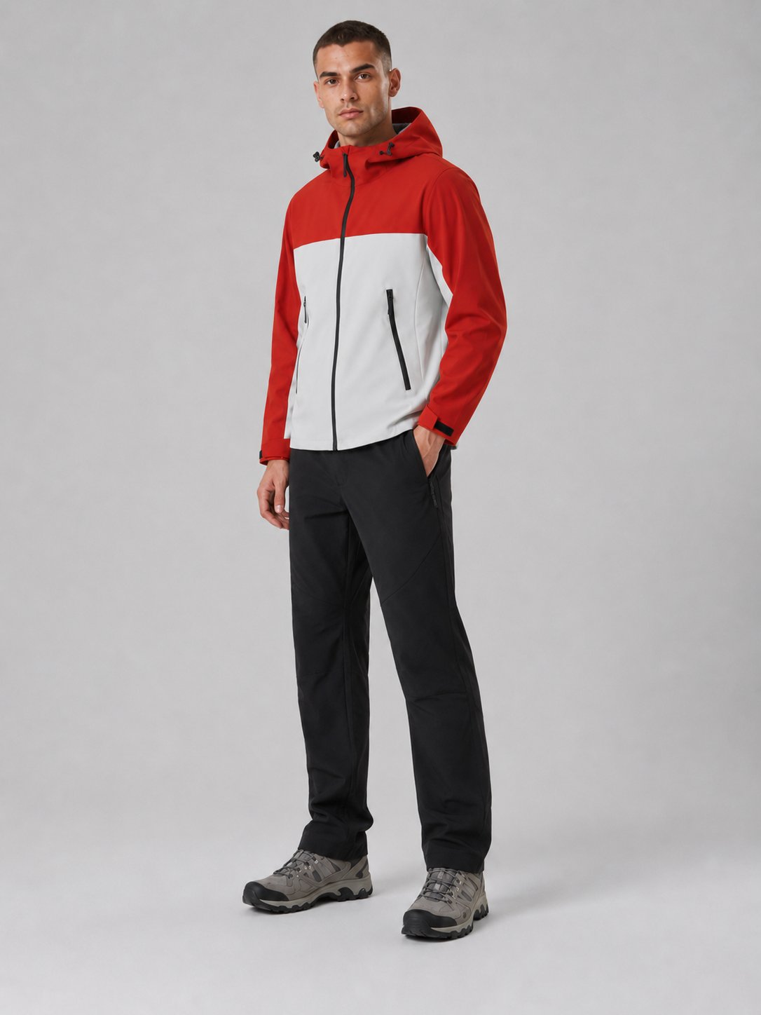 Hooded Waterproof Windproof Shell Jacket xx