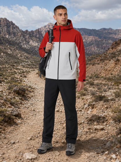Hooded Waterproof Windproof Shell Jacket xx
