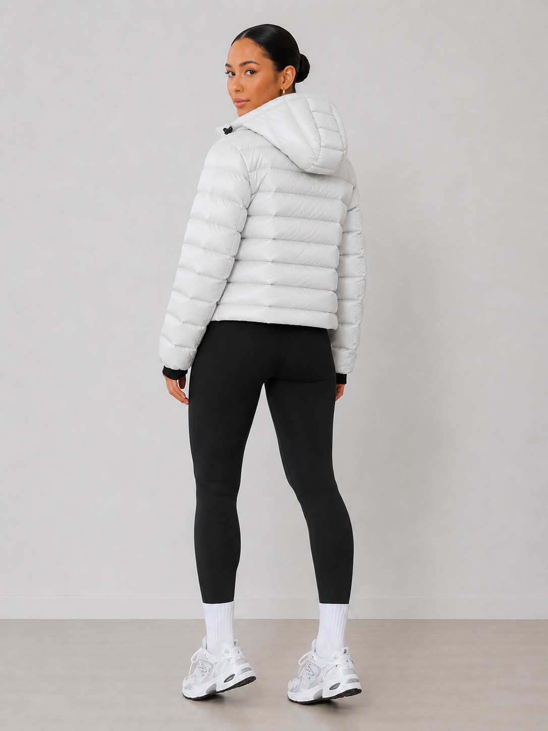 Hooded Stand Collar Down Jacket