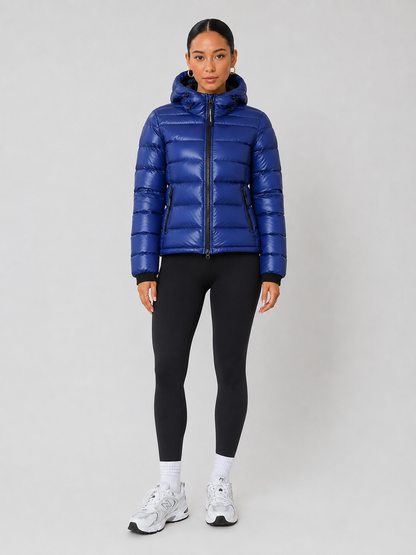 Hooded Stand Collar Down Jacket