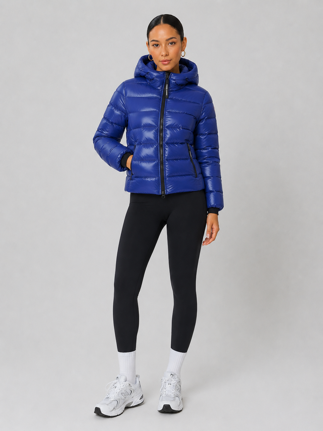 Hooded Stand Collar Down Jacket