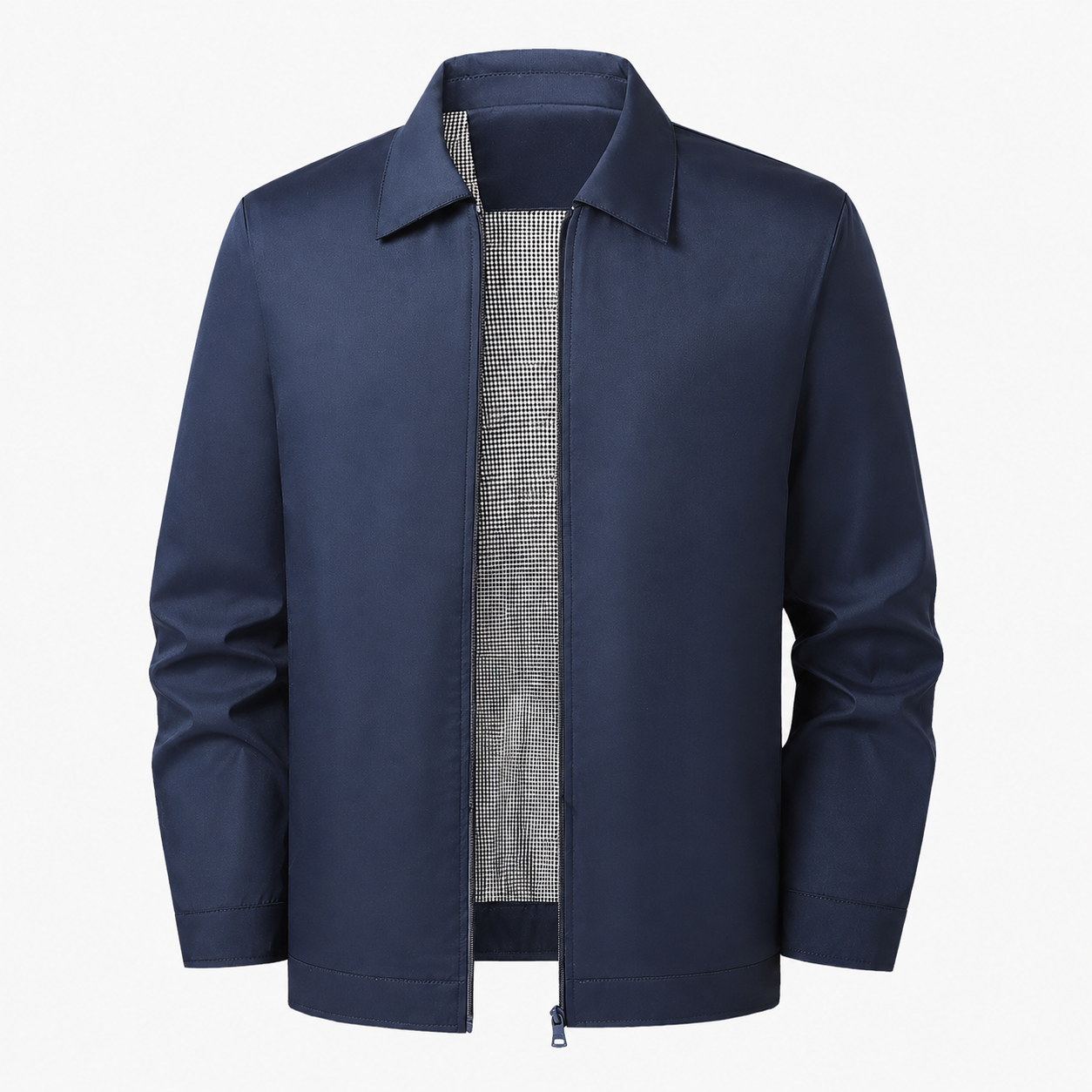 Men’s Fitted Lapel Windproof Jacket