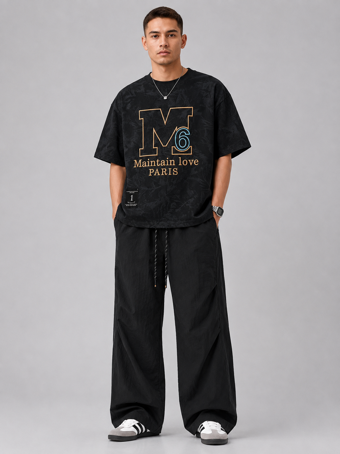 Cartoon Print Slim Fit T-Shirt